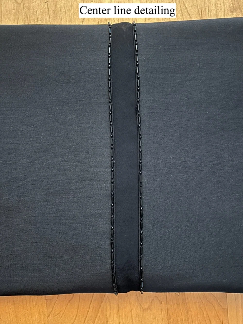 Vintage black tasseled shawl/wrap